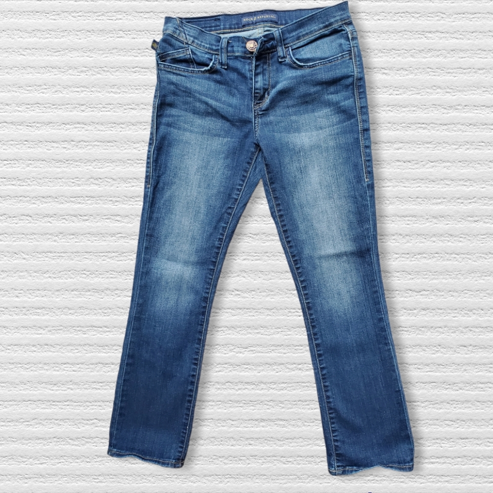 Rock & Republic studded crop jeans